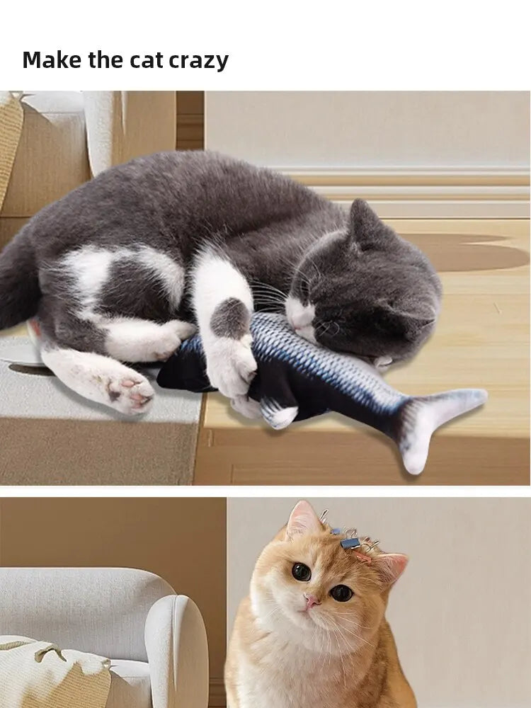 PawfectPet™ FloppyFish – Interaktives Fischspielzeug