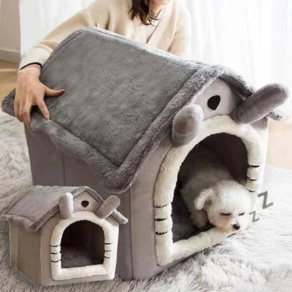 PawfectPet™ DreamHouse – Gemütliches Haustierhaus für alle Größen