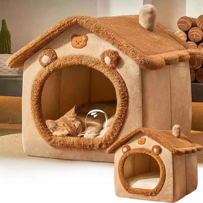 PawfectPet™ DreamHouse – Gemütliches Haustierhaus für alle Größen