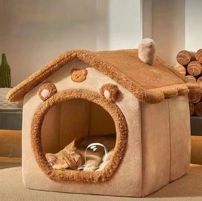 PawfectPet™ DreamHouse – Gemütliches Haustierhaus für alle Größen
