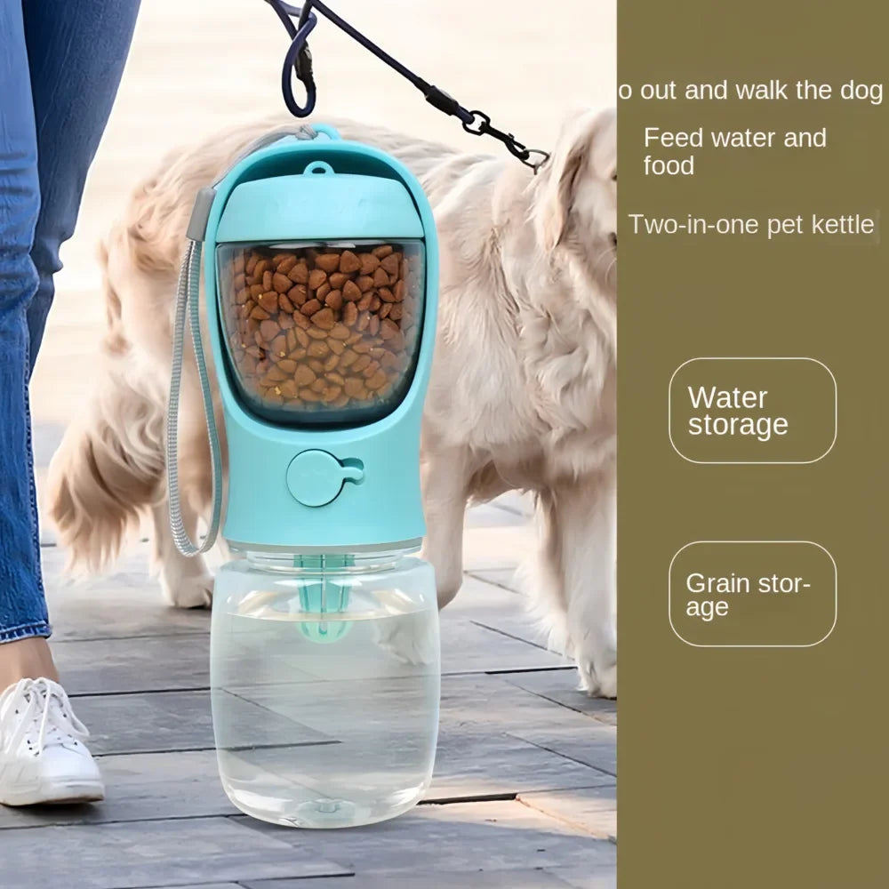 PawfectPet™ GoFeeder – Tragbare Wasser- und Futterflasche