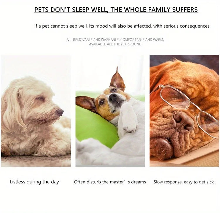 PawfectPet™ ComfyHome – Haustierbett für kleine und große Hunde