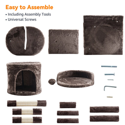 PawfectPet™ DreamTree – Kratzbaum mit Plattformen und Höhle