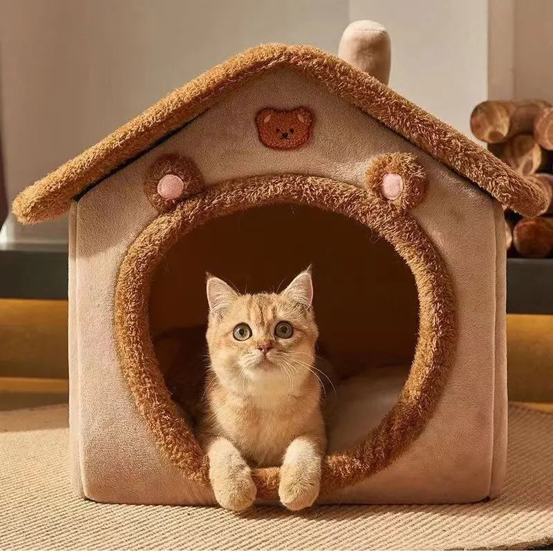 PawfectPet™ DreamHouse – Gemütliches Haustierhaus für alle Größen
