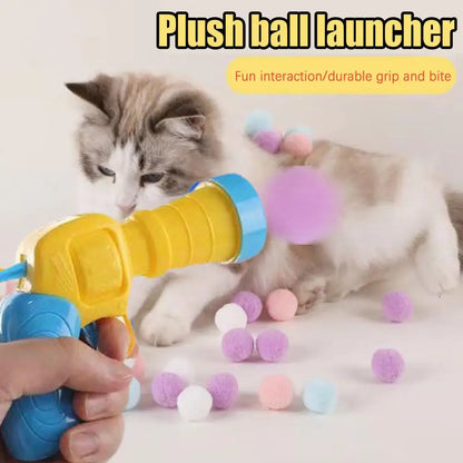 PawfectPet™ FunLauncher – Interaktives Schießspielzeug für Katzen