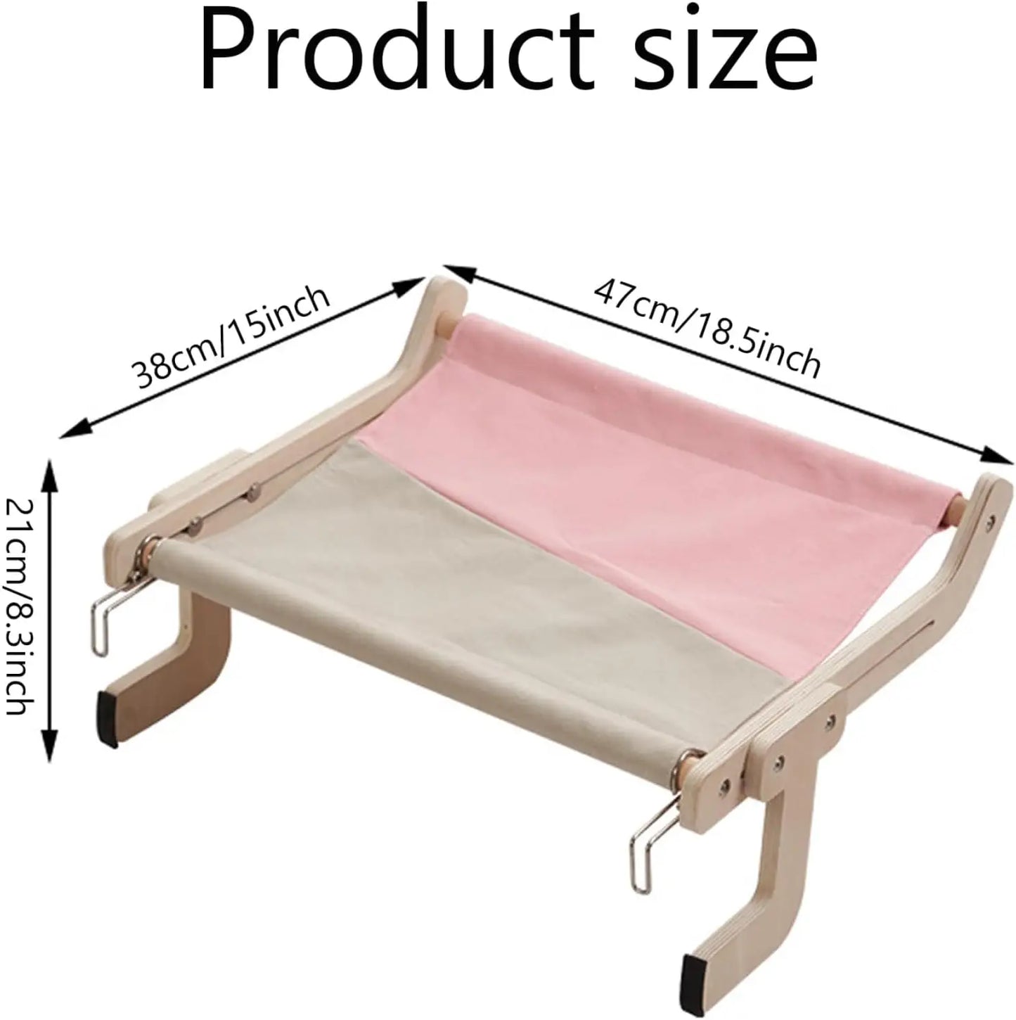 PawfectPet™ WindowNest – Hängendes Katzenbett für Fenster und Balkon