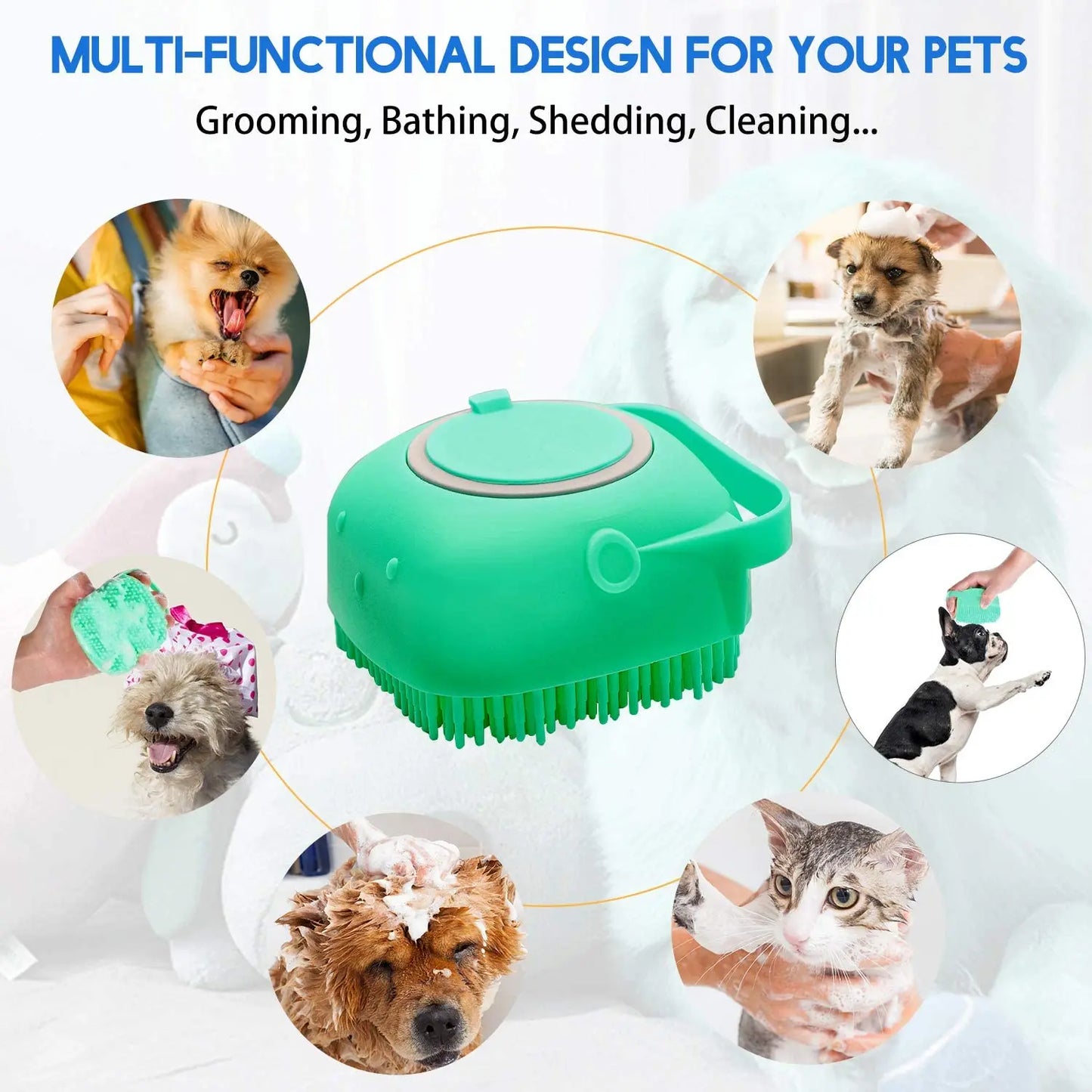 PawfectPet™ BathBuddy – Pflege- und Massagetool für Hunde und Katzen