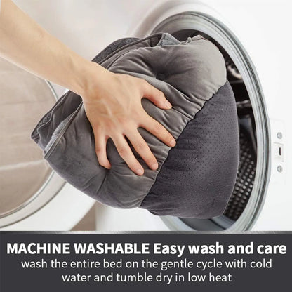 PawfectPet™ SafeSleep – Rutschfestes, weiches Haustierbett