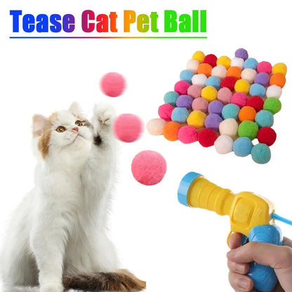 PawfectPet™ FunLauncher – Interaktives Schießspielzeug für Katzen