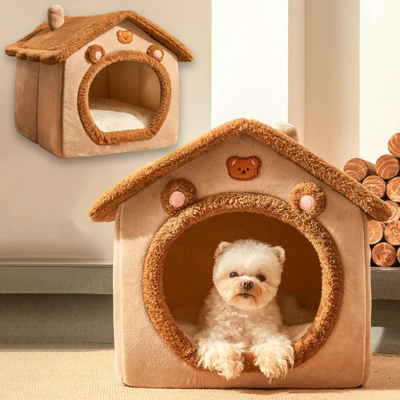 PawfectPet™ DreamHouse – Gemütliches Haustierhaus für alle Größen