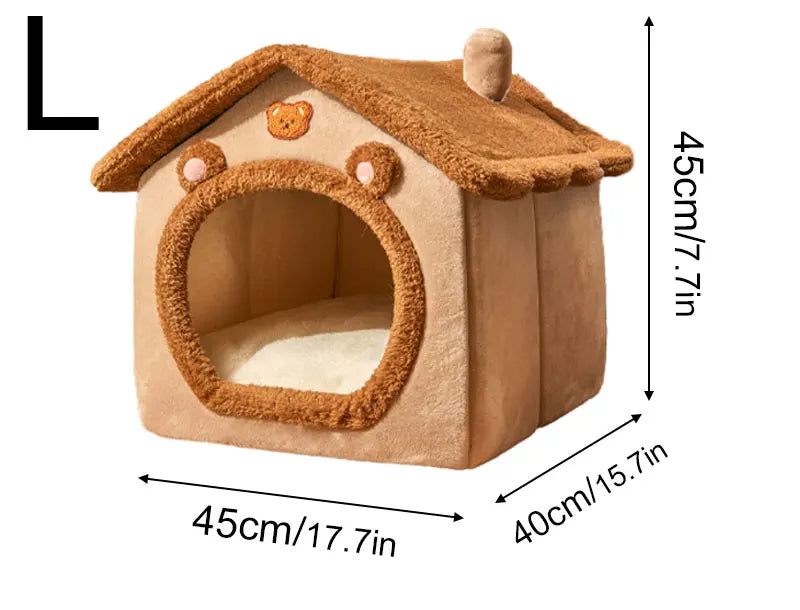 PawfectPet™ DreamHouse – Gemütliches Haustierhaus für alle Größen