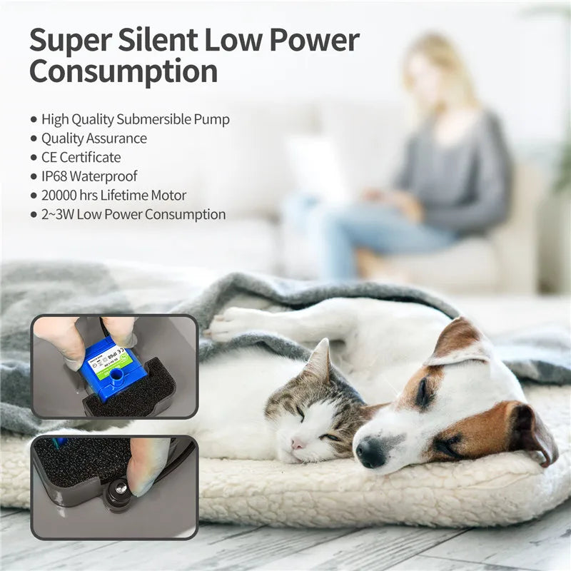 PawfectPet™ FreshFlow – Wasserspender für Katzen und Hunde