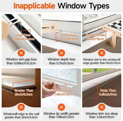 PawfectPet™ WindowNest – Hängendes Katzenbett für Fenster und Balkon