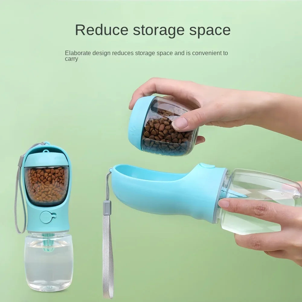 PawfectPet™ GoFeeder – Tragbare Wasser- und Futterflasche