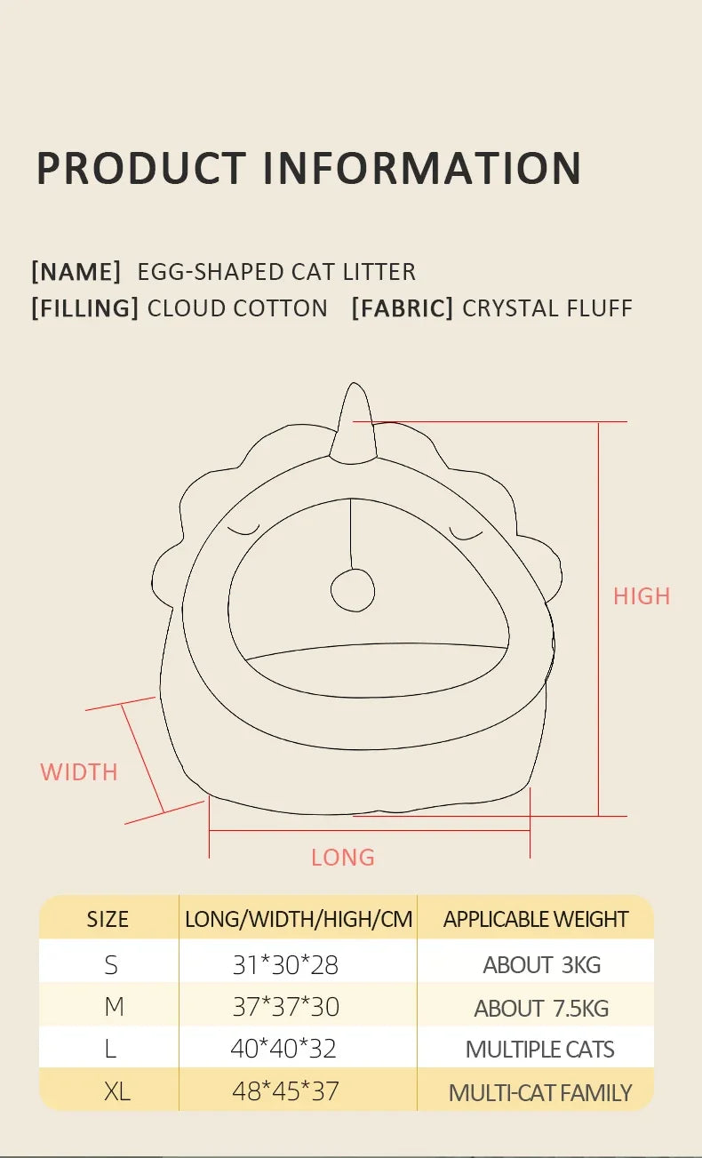 PawfectPet™ FluffyLounge – Gemütliches Haustierbett für Wintertage