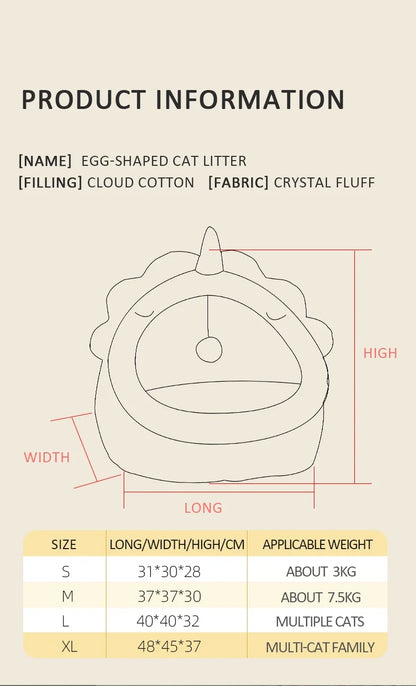 PawfectPet™ FluffyLounge – Gemütliches Haustierbett für Wintertage