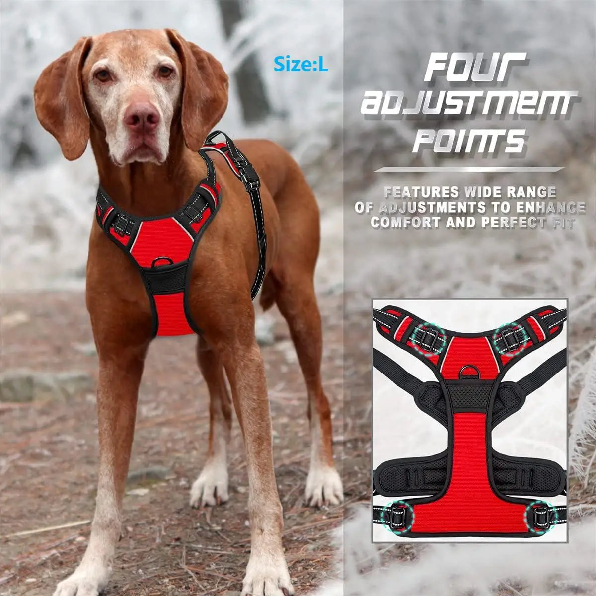 PawfectPet™ PowerHarness – Robustes Hundegeschirr mit Frontclip